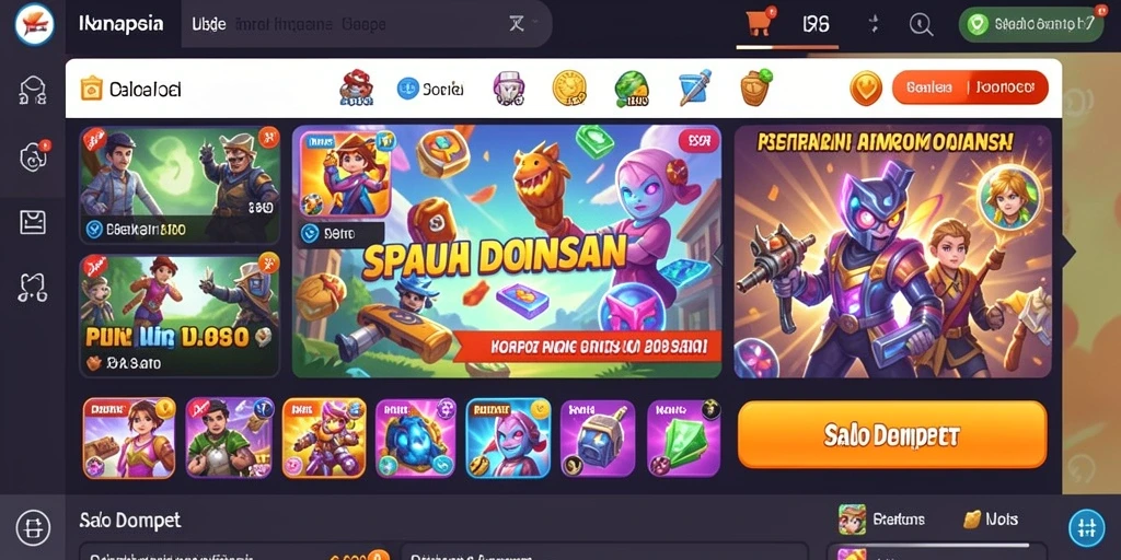 Gambar menampilkan berbagai tema slot yang tersedia.