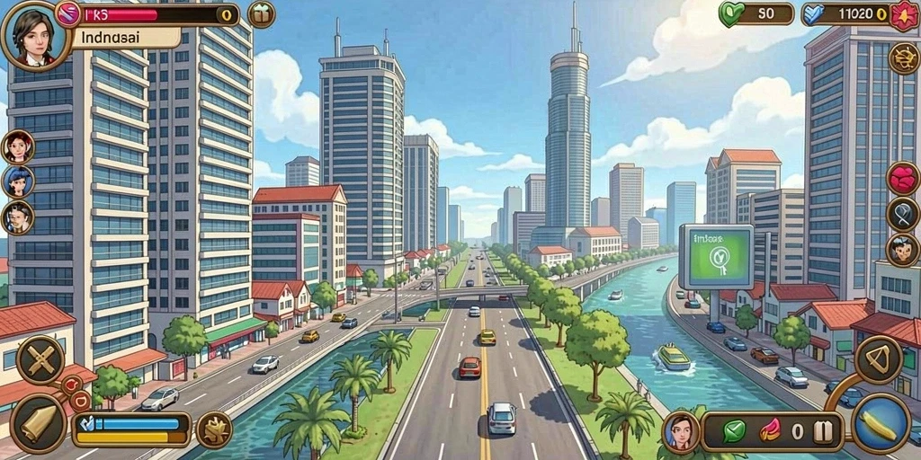 Mode multiplayer yang seru untuk bersaing.