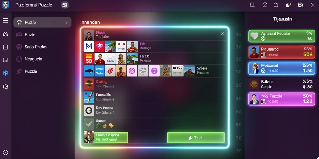 Tangkapan layar menunjukkan leaderboard dari para pemain.