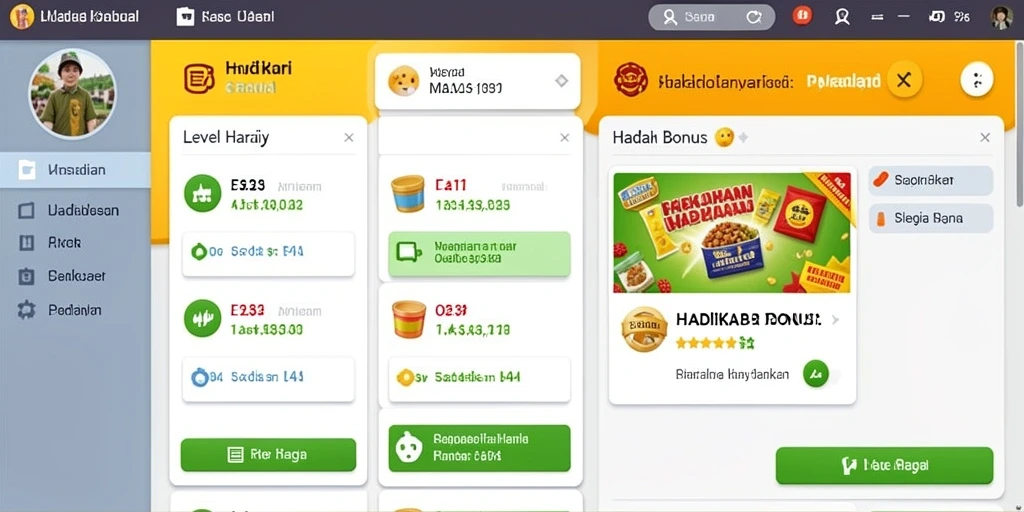 Bonus menarik yang ditawarkan untuk pemain.
